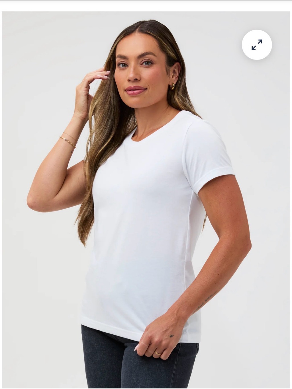 Fresh Clean Threads Tee. White.
